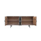 Aparador DKD Home Decor 177 x 38 x 75 cm Madera Gris oscuro