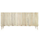 Sideboard DKD Home Decor 160 x 38 x 75 cm Golden Wood White Light brown