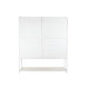 Estantería DKD Home Decor Blanco Negro Metal Madera de mango 170 x 45 x 200 cm