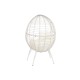 Sillón de jardín DKD Home Decor 90 x 65 x 151 cm Metal ratán sintético Blanco