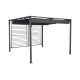 Pérgola DKD Home Decor Gris 300 x 300 x 230 cm Acero