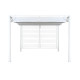 Pergola DKD Home Decor White 296 x 296 x 225 cm Steel