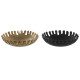Centerpiece DKD Home Decor Black Golden Modern 32 x 32 x 9 cm (2 Units)