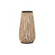 Vase DKD Home Decor Natural Black Metal Rattan 38 x 38 x 73 cm
