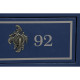 Console Home ESPRIT Brown Navy Blue Paolownia wood 103 x 35 x 80 cm