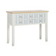 Console Home ESPRIT Blue White Paolownia wood 103 x 35 x 80 cm