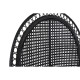 Silla de Jardín DKD Home Decor 96 x 66 x 145 cm 96 x 66 x 140 cm Negro Blanco