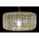 Lámpara de Techo DKD Home Decor Plateado Metal 50 W 46 x 46 x 23 cm