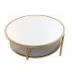 Mesa de Centro DKD Home Decor Glamour Dorado Metal Espejo 87 x 87 x 48 cm