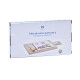 Tabla para Quesos DKD Home Decor Bambú Aluminio Gres 21,5 x 11,8 x 1,5 cm (3 Piezas)
