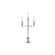 Candle Holder DKD Home Decor 30 x 12 x 46 cm Silver Aluminium Chromed