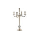 Candle Holder DKD Home Decor Silver Acrylic Aluminium Chromed 30 x 30 x 47 cm