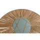 Wall mirror DKD Home Decor 61 x 6 x 80 cm Iron Natural Fibre Bali