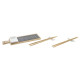Sushi Set DKD Home Decor Bamboo Board Natural Oriental 28 x 9 x 2 cm (3 Pieces) (6 Pieces)