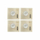 Sushi Set DKD Home Decor Bamboo Stoneware White Oriental 14,5 x 14,5 x 31 cm (16 Pieces)