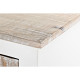 Aparador DKD Home Decor Blanco Natural Marrón claro Madera de mango 210 x 40 x 82 cm