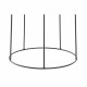 Macetero DKD Home Decor Natural Negro Metal Colonial Fibra (30 x 30 x 62 cm)
