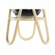 Planter DKD Home Decor Natural Black Metal Colonial Bamboo (26 x 26 x 40 cm)