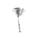 Lámpara de Techo DKD Home Decor Plateado Hierro 50 W 43 x 43 x 66 cm