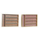 Organizador para Cubiertos DKD Home Decor Bambú Colonial Africano 25,5 x 35,5 x 5 cm (2 Unidades)