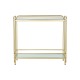 Serving trolley DKD Home Decor Golden Metal Crystal 80 x 28 x 81 cm