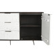 Aparador DKD Home Decor 150 x 43 x 80 cm Blanco Marrón oscuro Madera de mango