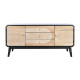TV furniture DKD Home Decor 120 x 50 x 58 cm Black Wood