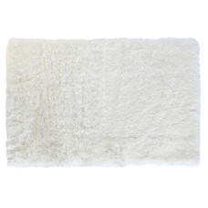Alfombra DKD Home Decor Poliéster Marfil Seda 160 x 230 x 8 cm