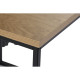 Set of 3 tables DKD Home Decor Black Metal 45 x 45 x 45 cm MDF Wood