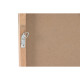 Wall mirror Home ESPRIT Natural Wood Oak Scandi 60 x 5 x 60 cm