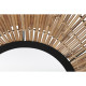 Espejo de pared DKD Home Decor Negro Natural Bali 63 x 1,5 x 92 cm