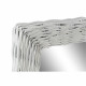 Wall mirror DKD Home Decor White Cottage Braiding 43 x 4 x 132,5 cm