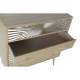 Cómoda DKD Home Decor Dorado Natural Metal Abeto Madera MDF Moderno 80 x 40 x 87,5 cm
