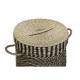 Juego de Cestas DKD Home Decor Colonial Fibra (45 x 45 x 56 cm)