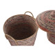 Juego de Cestas DKD Home Decor Ratán (51 x 51 x 67 cm)