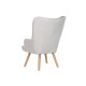 Armchair Home ESPRIT Polyester Metal MDF Wood 68 X 78 X 95 cm
