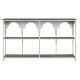 Estantería Home ESPRIT Blanco Natural Metal 159 X 36,5 X 91 cm