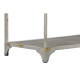 Estantería Home ESPRIT Blanco Natural Metal 159 X 36,5 X 91 cm