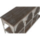 Estantería Home ESPRIT Blanco Natural Metal 159 X 36,5 X 91 cm