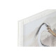 Cuadro Home ESPRIT Azul Blanco Pájaro Oriental 50 x 2,5 x 70 cm (2 Unidades)