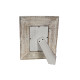 Marco de Fotos Home ESPRIT Blanco Natural Cristal Madera de mango Indio 21 x 2 x 26,5 cm