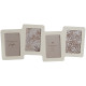 Photo frame Home ESPRIT Beige Crystal MDF Wood Scandinavian 50 X 2 X 22 cm