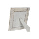 Photo frame Home ESPRIT White Natural Crystal Mango wood Flower Indian Man 31,5 x 2 x 36,5 cm