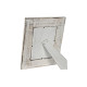 Photo frame Home ESPRIT White Natural Crystal Mango wood Flower Indian Man 26,5 x 2 x 31,5 cm