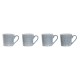 4 Piece Mug Set Home ESPRIT Blue Stoneware 340 ml 13 x 9,5 x 9,2 cm Mandala