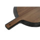 Tabla de cortar Home ESPRIT Negro Natural Pizarra 38 x 28 x 1,8 cm