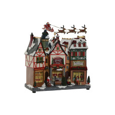 Adorno Navideño Home ESPRIT Multicolor Musical 34 X 15 X 32 cm