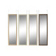 Espejo de pared Home ESPRIT Marrón Beige Gris Natural 35 x 2 x 125 cm (4 Unidades)