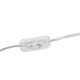 Lámpara de mesa Home ESPRIT Blanco Marrón 50 W 220 V 38 x 38 x 47 cm