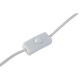 Desk lamp Home ESPRIT White Metal 30 x 30 x 50 cm